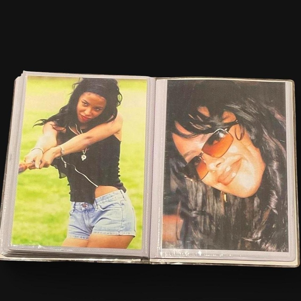 Rare vintage photo album filled with Aaliyah photos